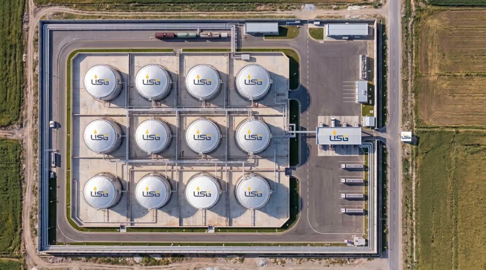 Действующая нефтебаза USG Petroleum — спутниковый снимок 2024